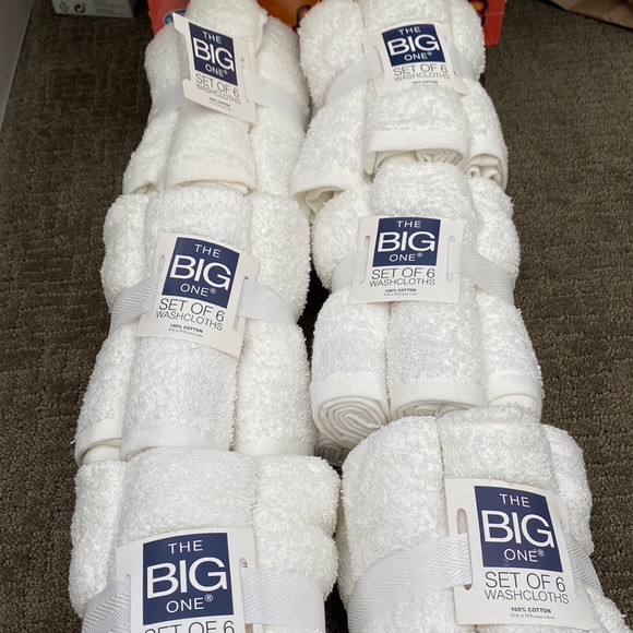 Kohl's Bath Set Of 6 Packages Of Kohls Washcloths 36 In Total